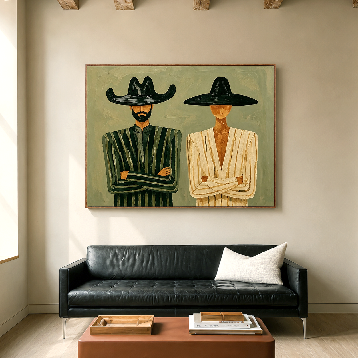 Silent Covenant - Modern Figurative Wall Art
