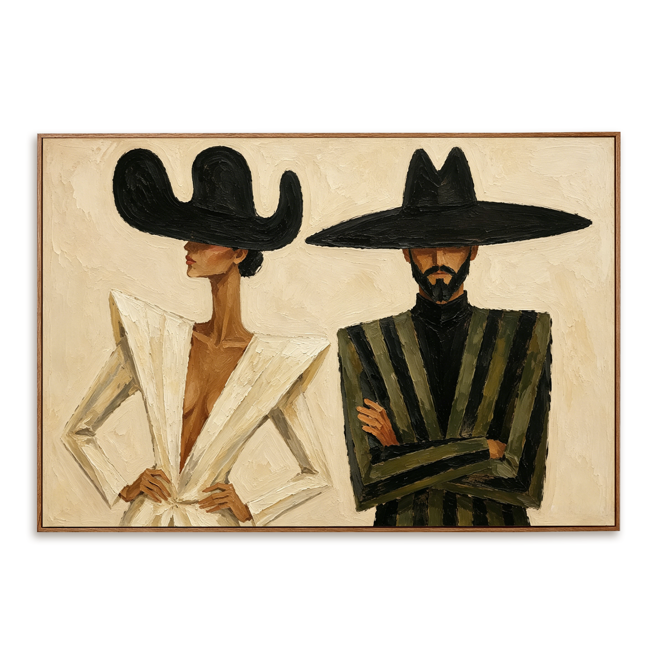 Velvet Confidence – Figurative Wall Art