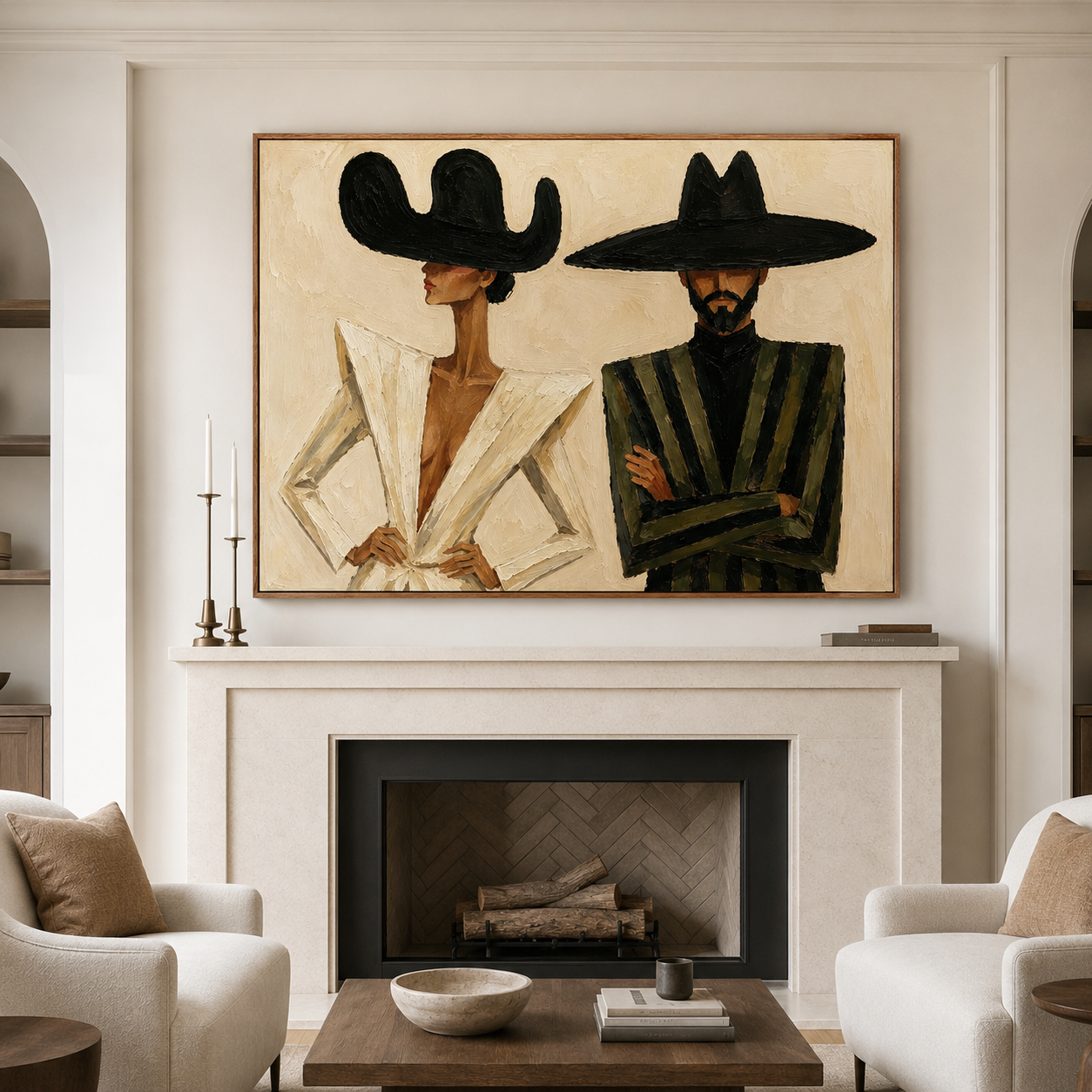 Velvet Confidence – Figurative Wall Art