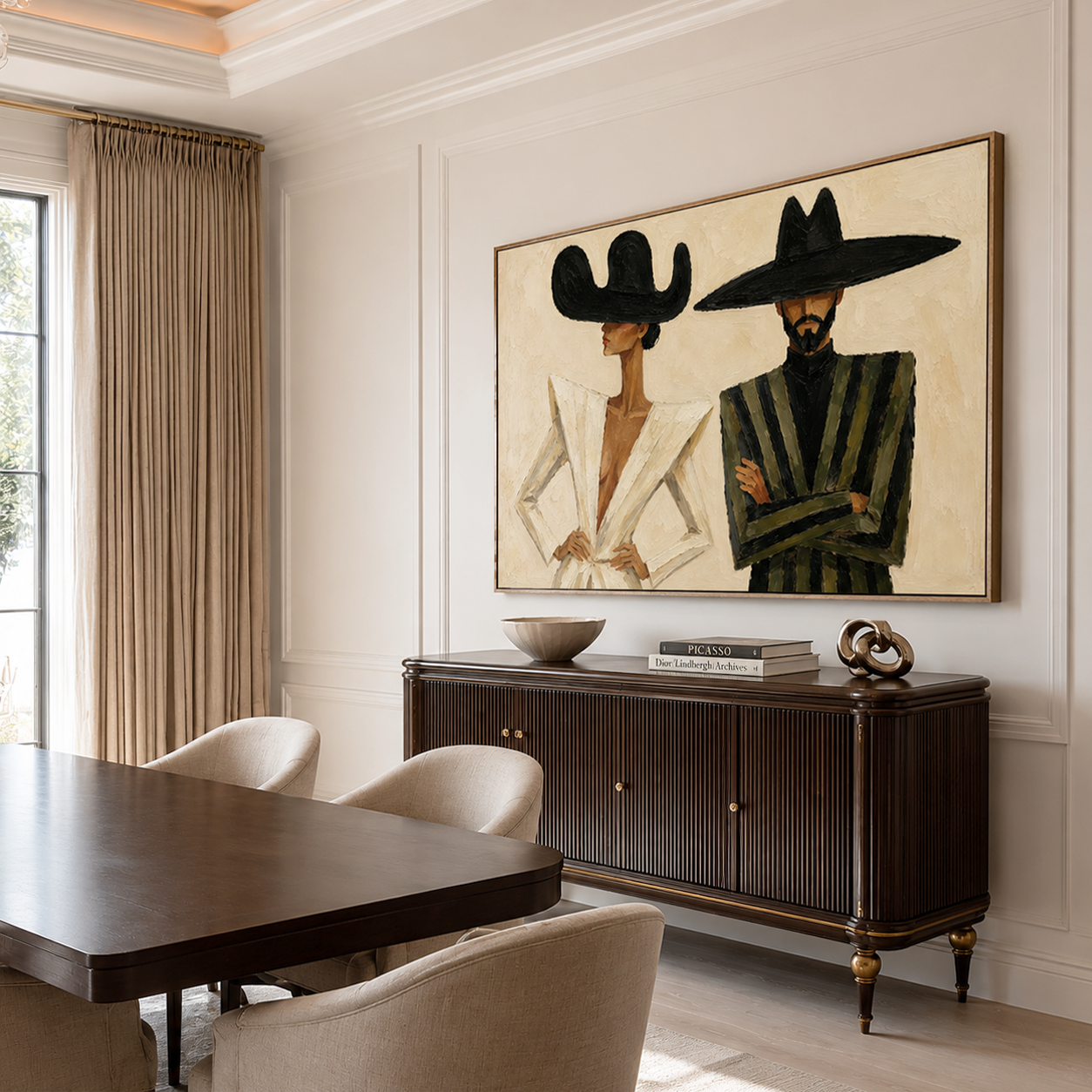 Velvet Confidence – Figurative Wall Art