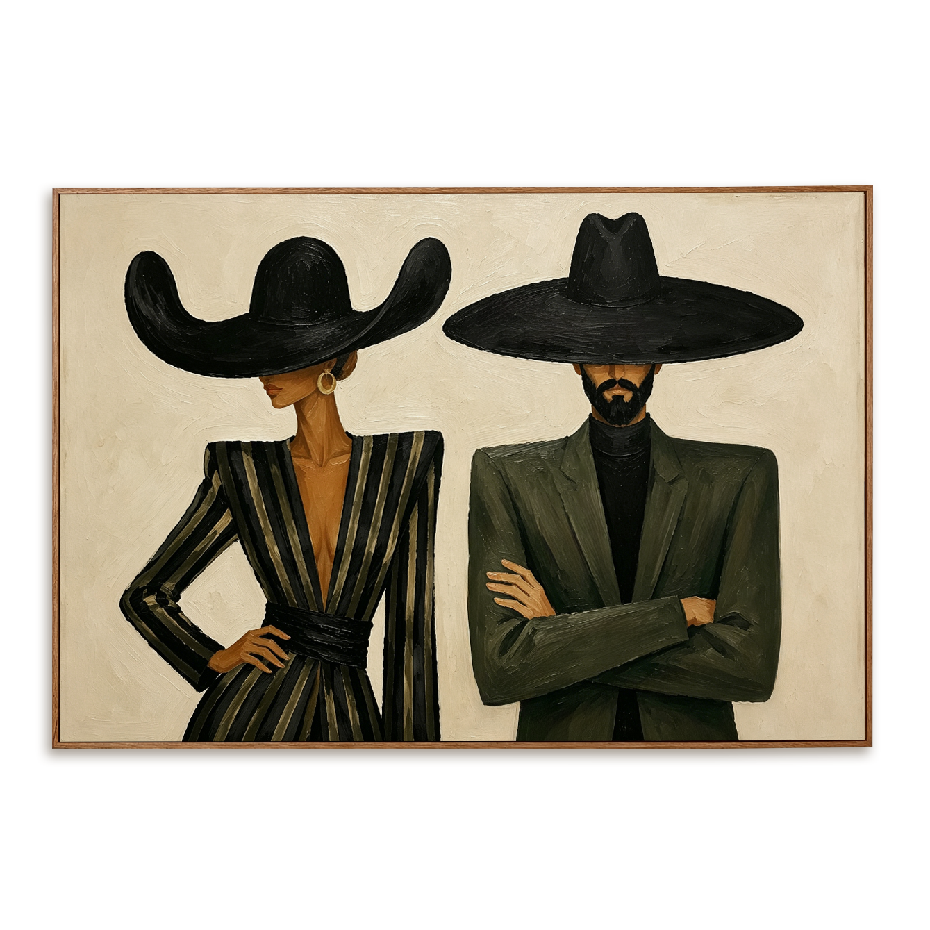 Midnight Prestige – Figurative Wall Art