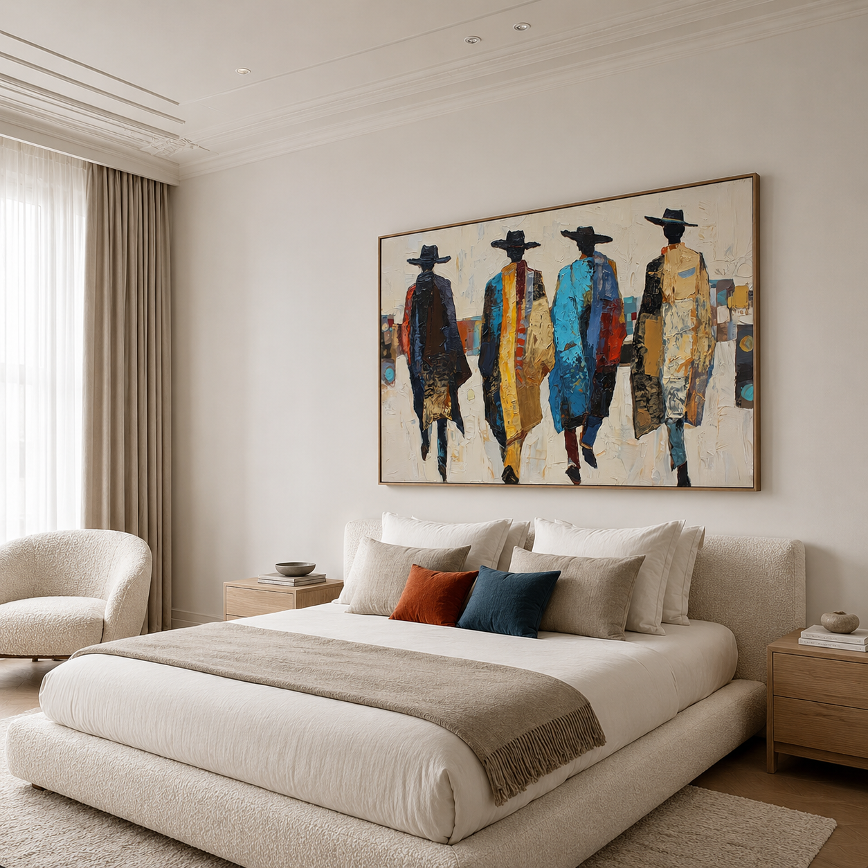 Confident Figures – Figurative Wall Art