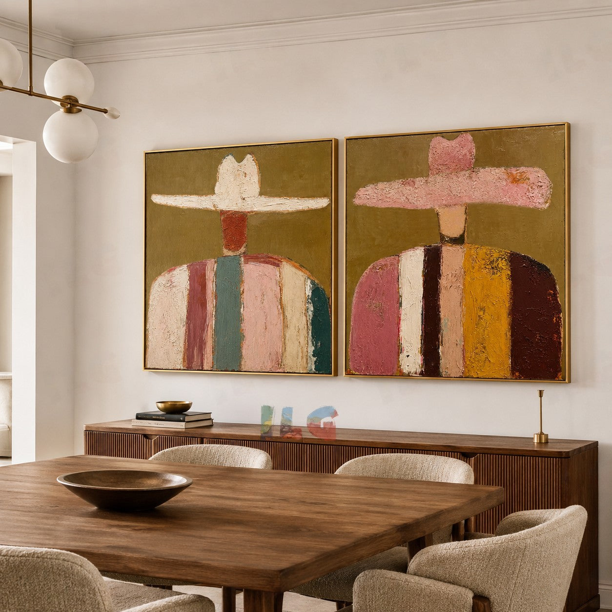 Color Rhythm Duo – Figurative Wall Art
