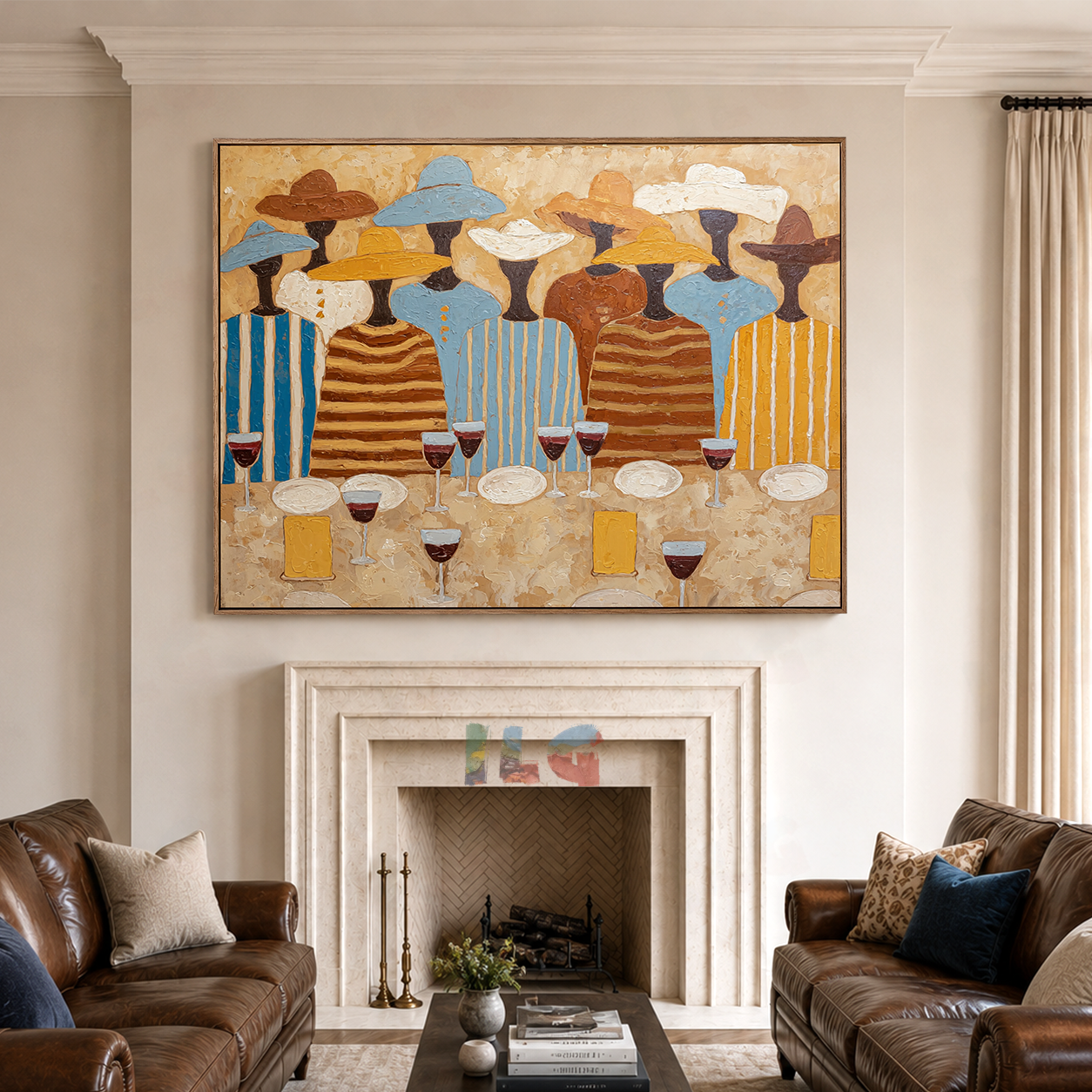 Celebration Gathering – Figurative Wall Art