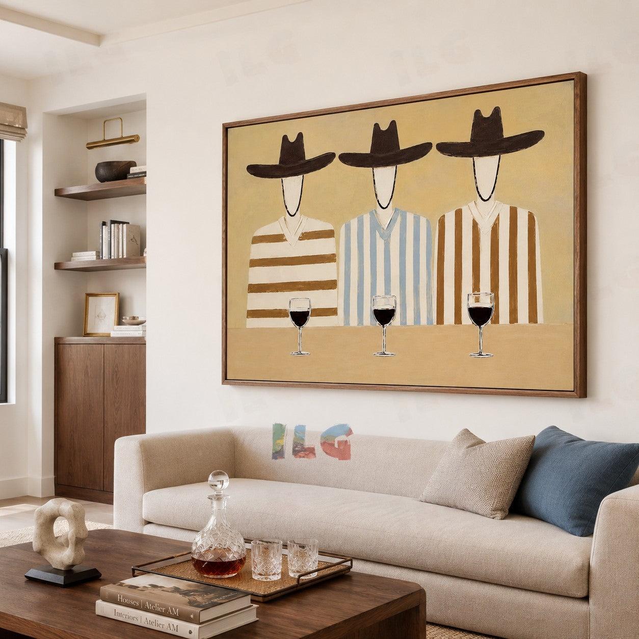 Vintage Gathering – Figurative Wall Art
