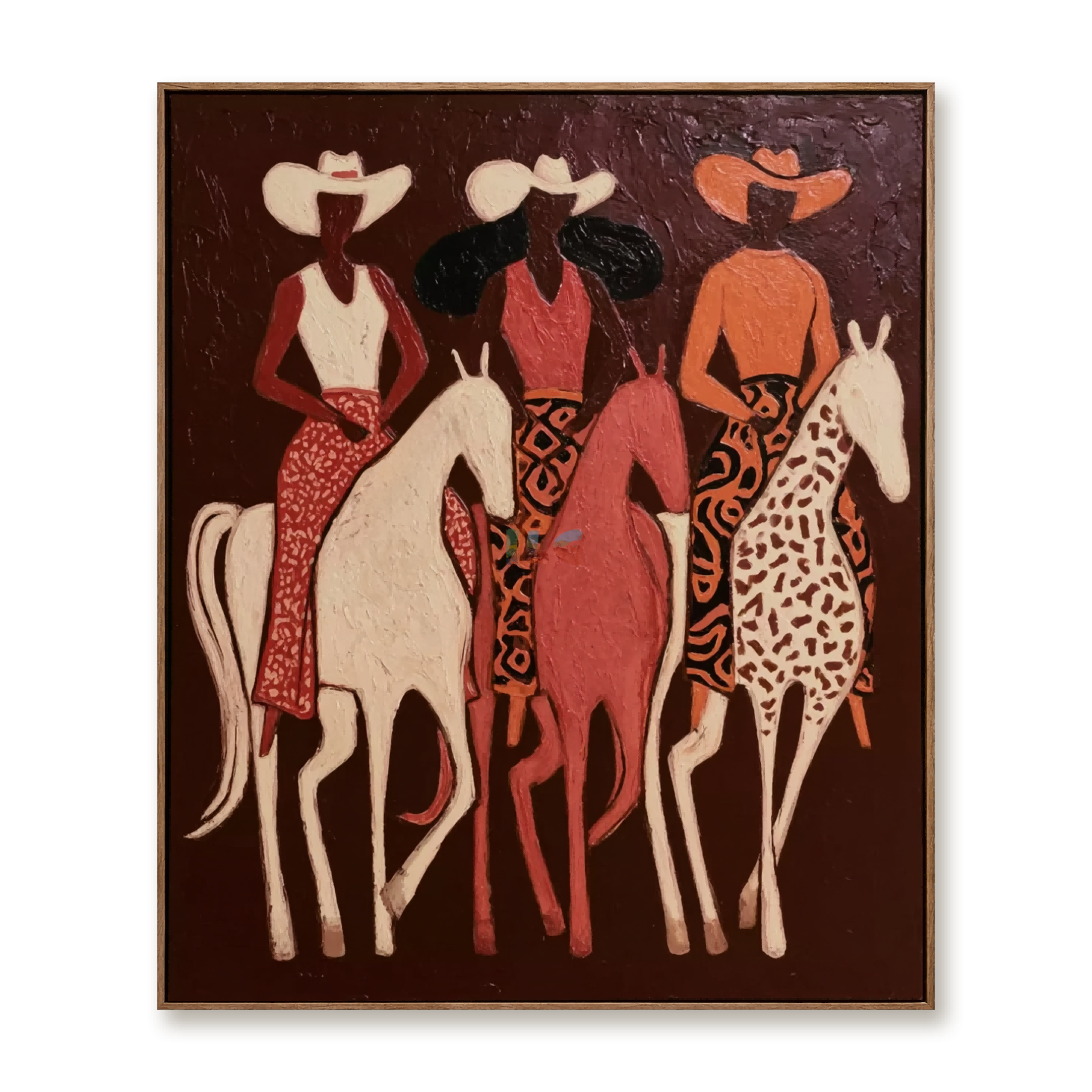 Desert Riders Trio – Western Figure Wall Art