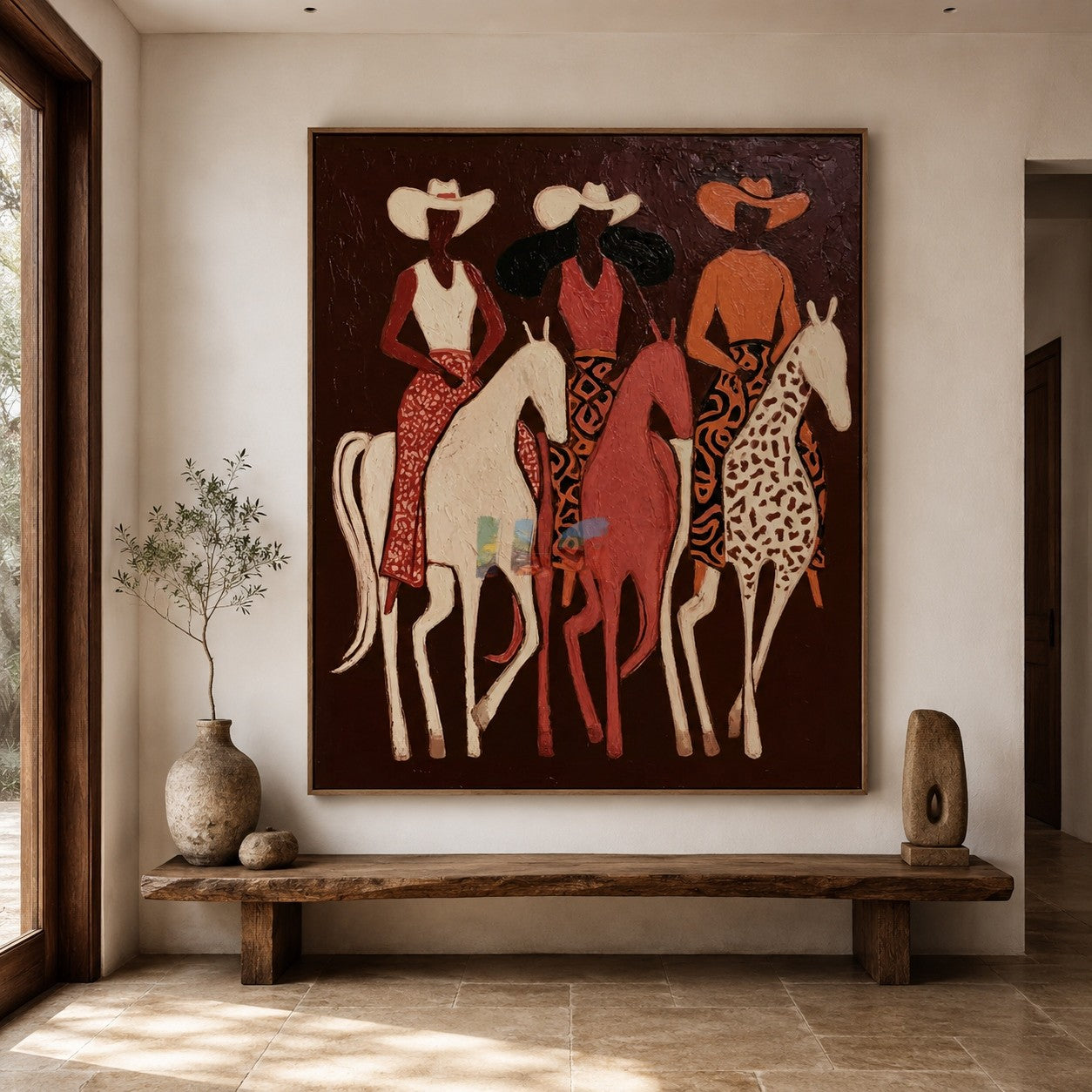 Desert Riders Trio – Western Figure Wall Art