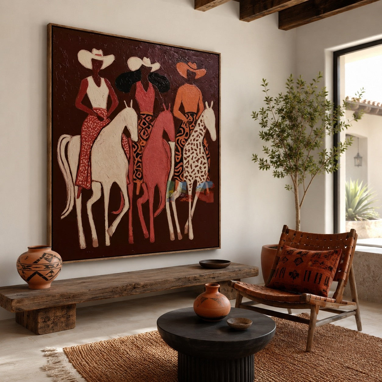 Desert Riders Trio – Western Figure Wall Art