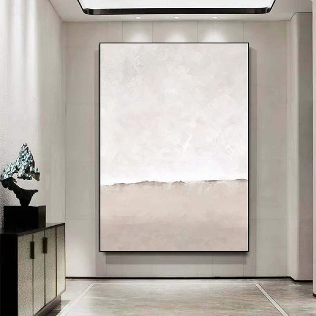 Minimalist Textured Painting in Neutral Tones