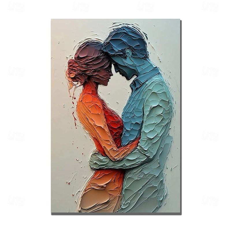 Modern Abstract Figure Painting for Bedrooms