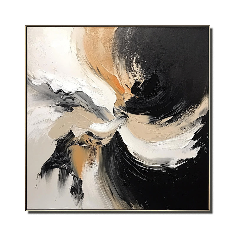 Modern Abstract Textured Painting for Living Rooms