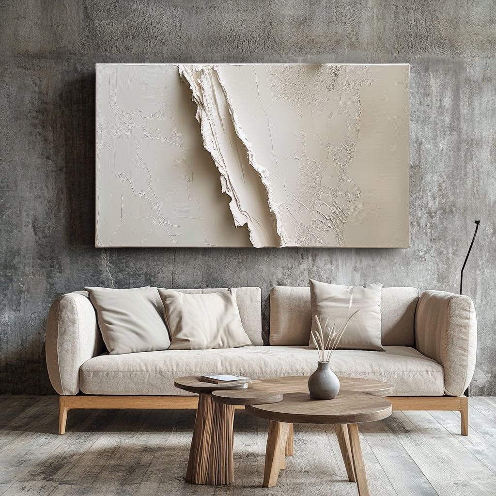 Textured Abstract Minimalist Diptych Painting