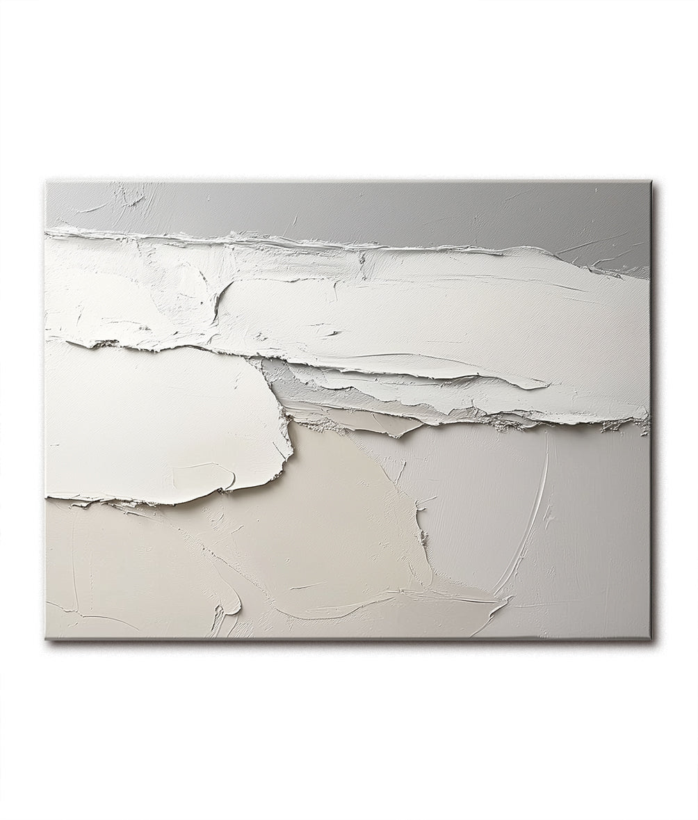 Wabi - Sabi 3D Textured Abstract Wall Art - Minimalist Textured Decorative Painting for Home Decor