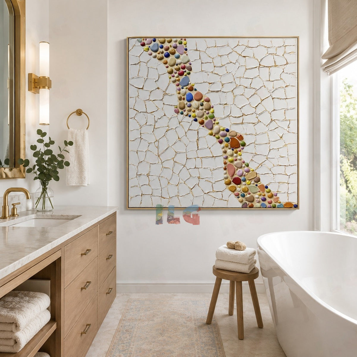 Colorstone Vein – Abstract Textured Wall Art