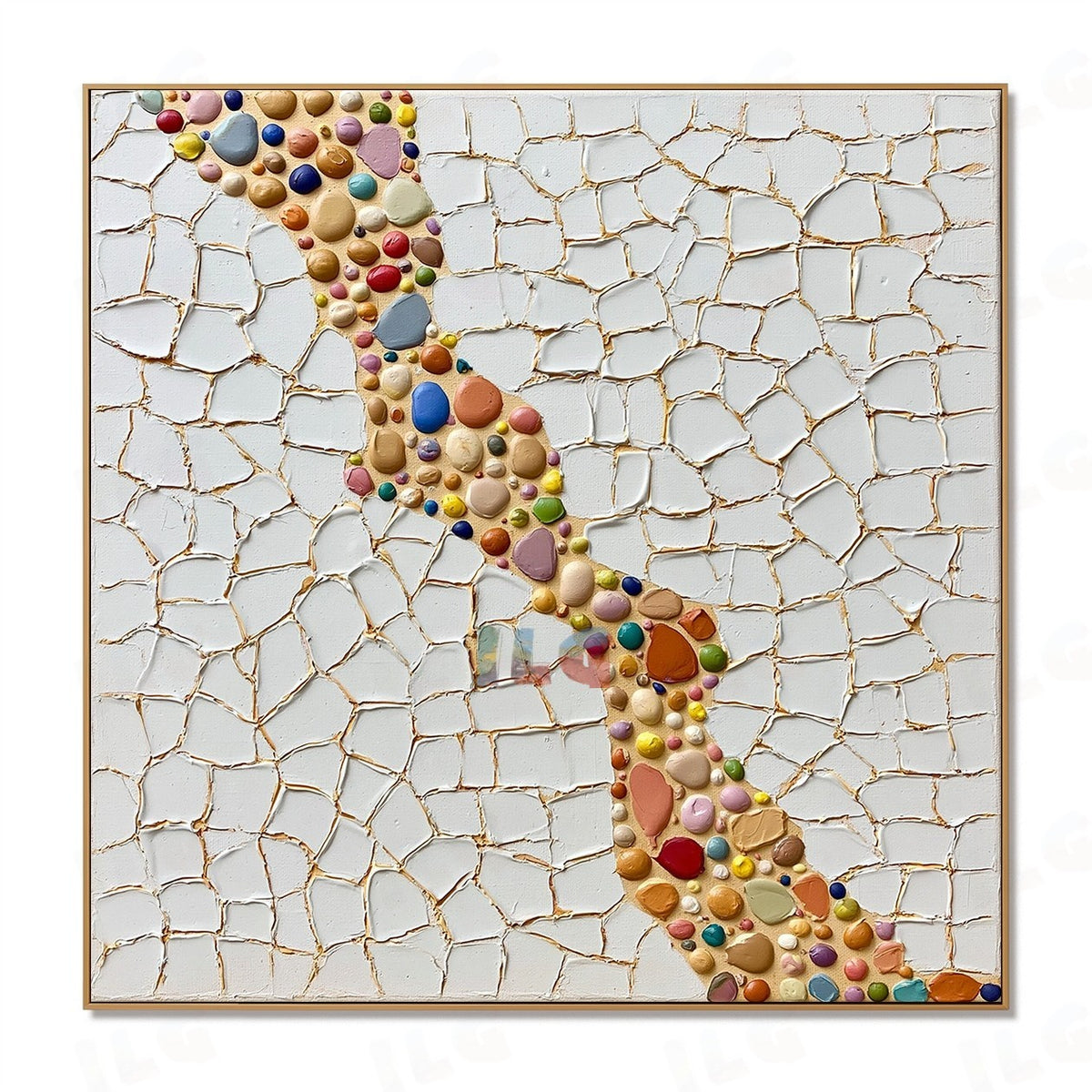 Colorstone Vein – Abstract Textured Wall Art