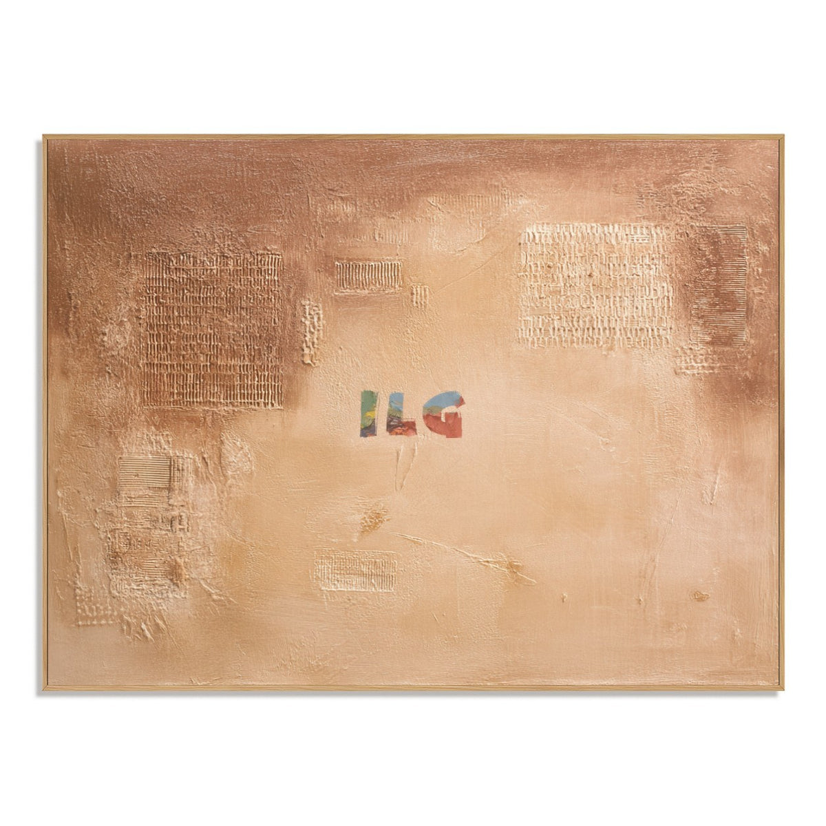 Quiet Terracotta Texture – Abstract Wall Art
