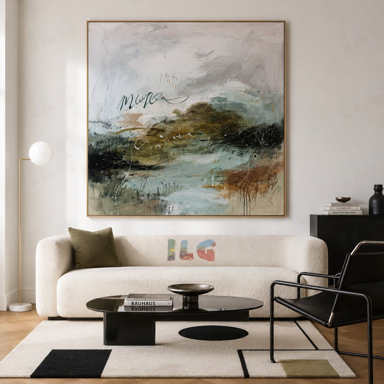 Silent Terrain – Abstract Landscape Wall Art