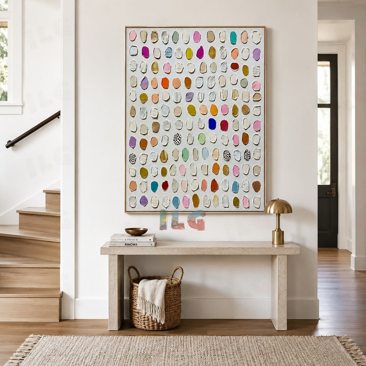 Soft Palette Seedscape – Abstract Textured Wall Art
