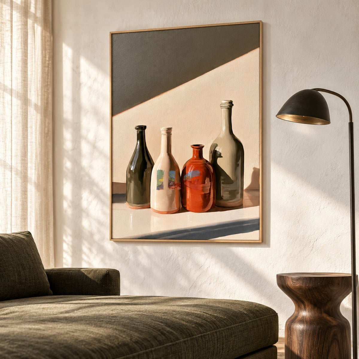 Sunlit Vessel Study – Modern Still Life Wall Art