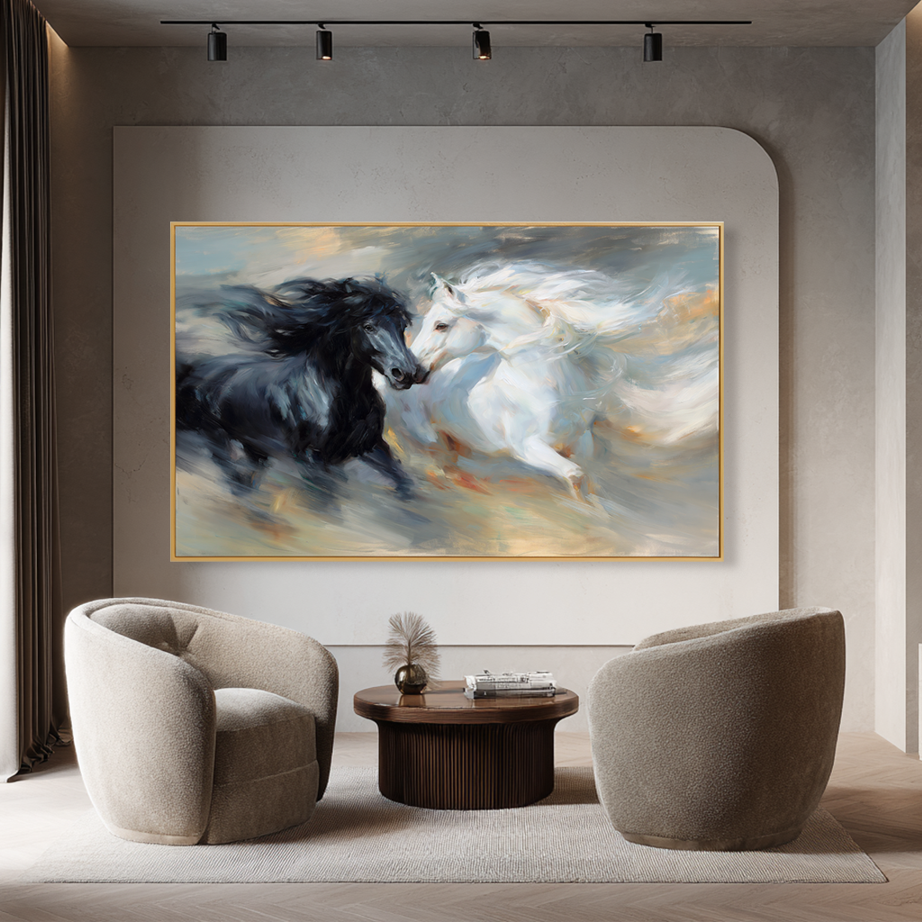 Free Spirits - Running Horse Canvas Art