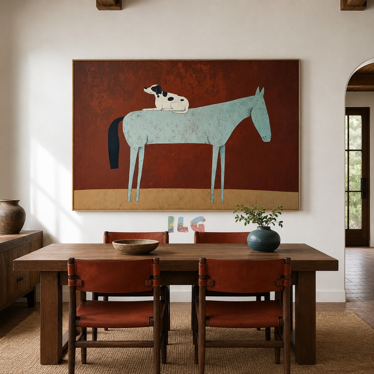 Rustic Companion Horse – Animal Wall Art