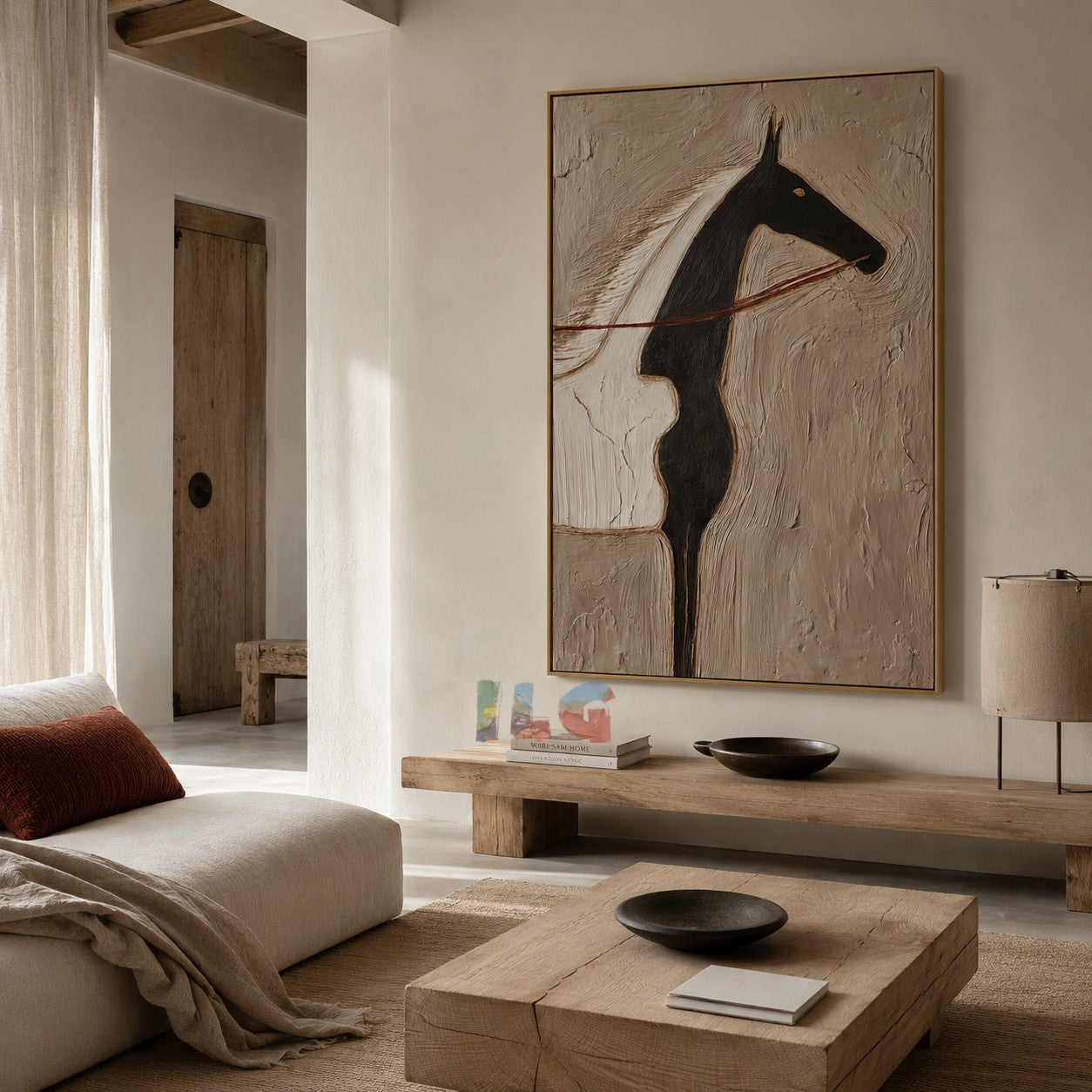 Silent Equine – Abstract Figurative Wall Art