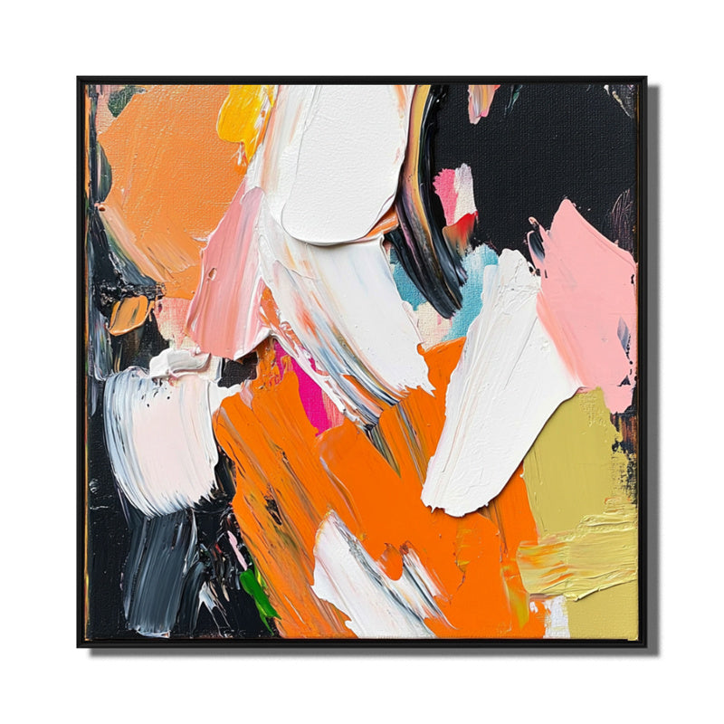 colorful abstract painting on canvas