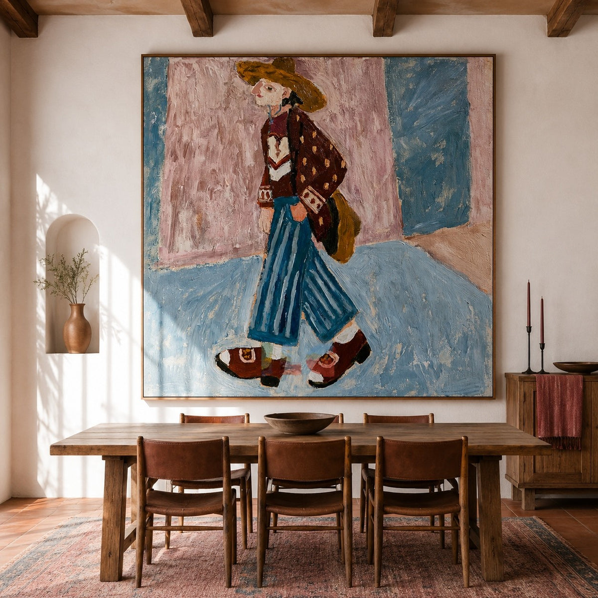 Autumn Stroll – Vintage Fashion Figurative Wall Art