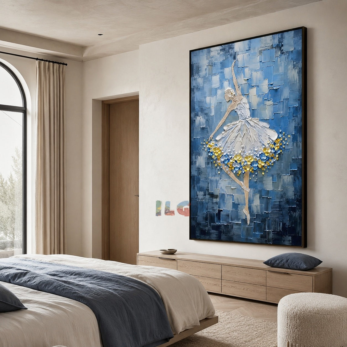 Frozen Ballet Symphony – Textured Figurative Wall Art