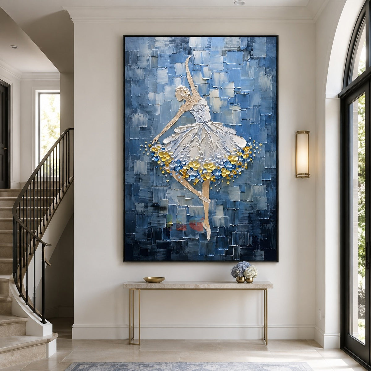 Frozen Ballet Symphony – Textured Figurative Wall Art