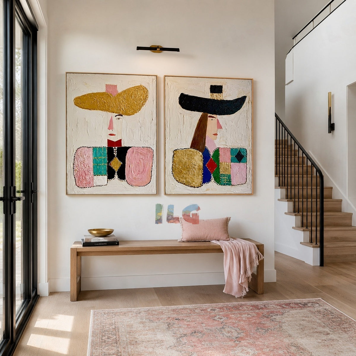 Modern Heritage – Abstract Portrait Wall Art Set