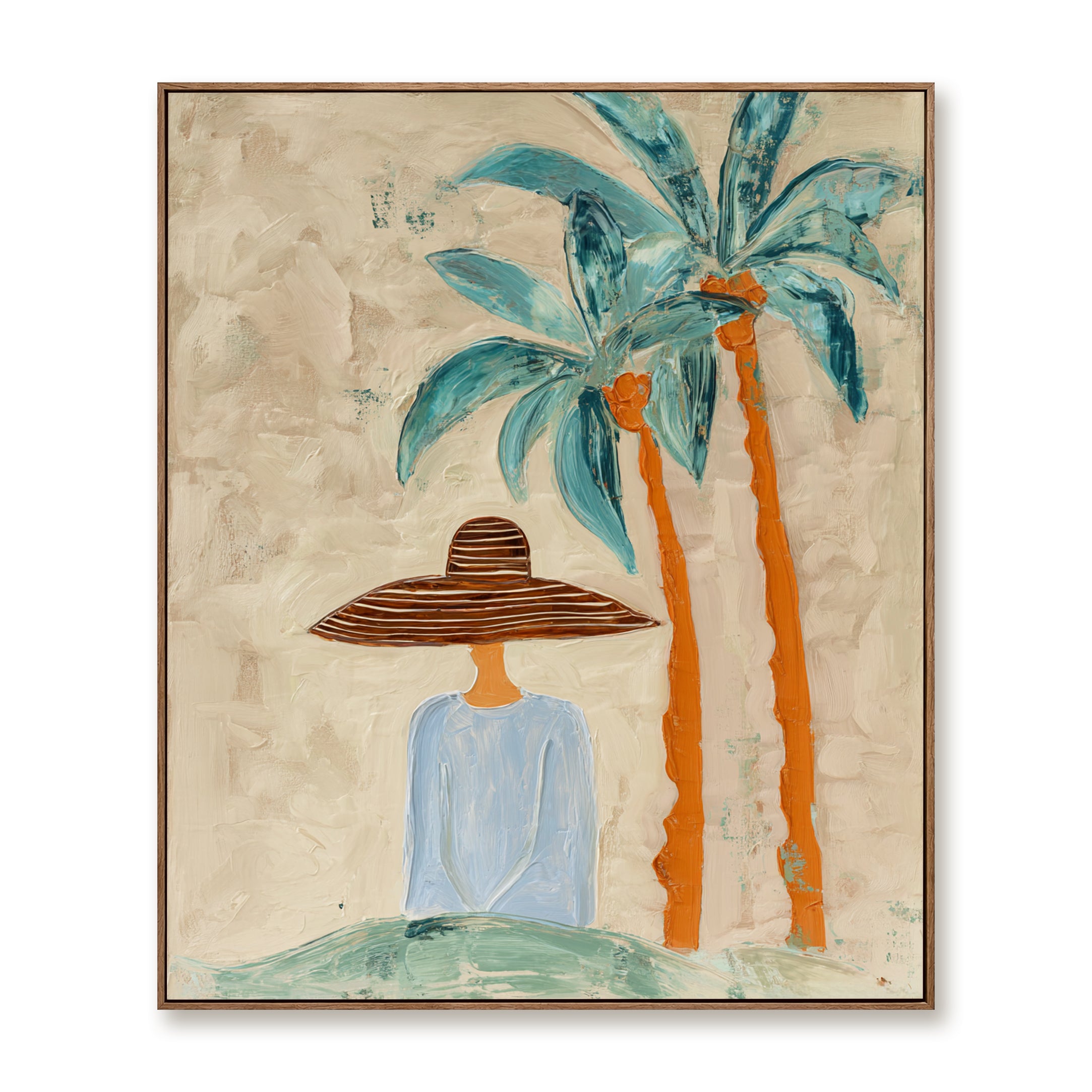 Palm Shade Moment – Coastal Wall Art