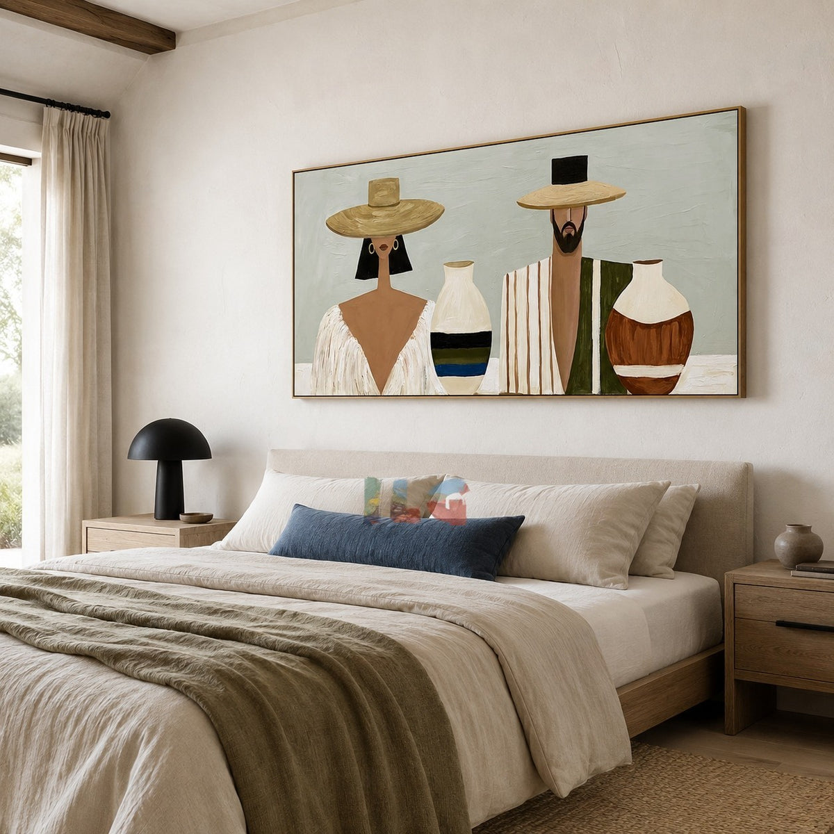 Quiet Ritual – Abstract Figurative Wall Art