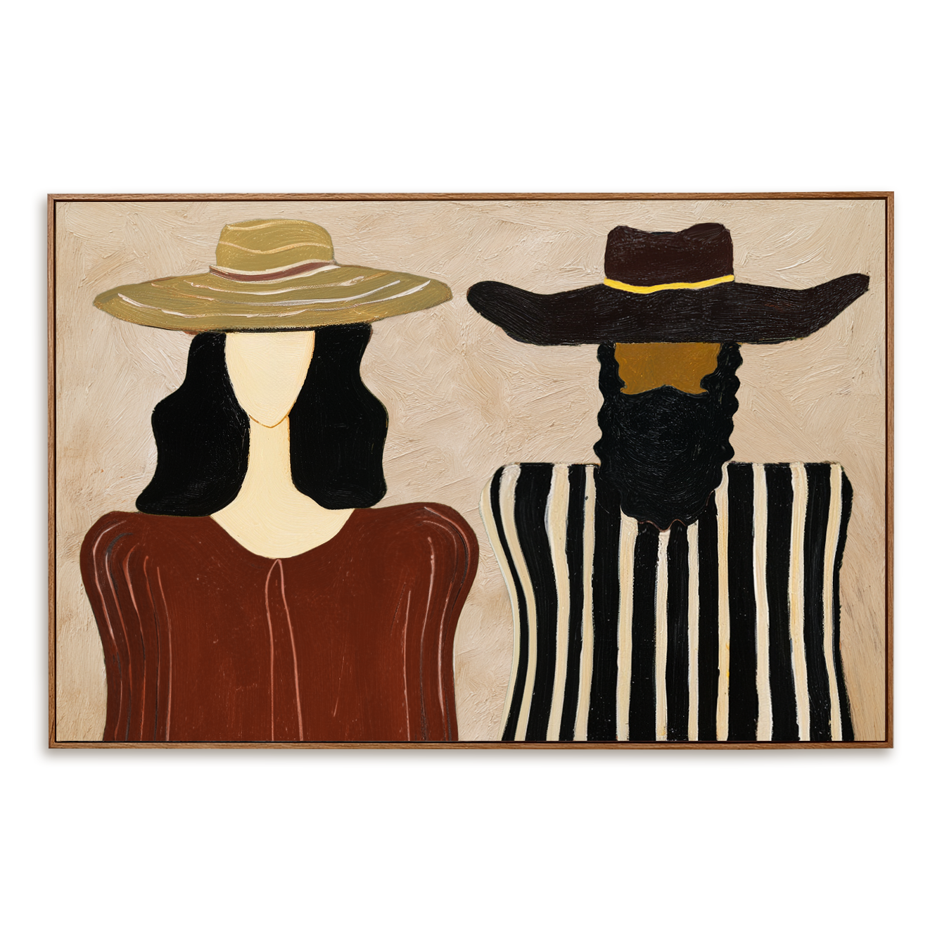 Shared Seasons - Modern Figurative Wall Art