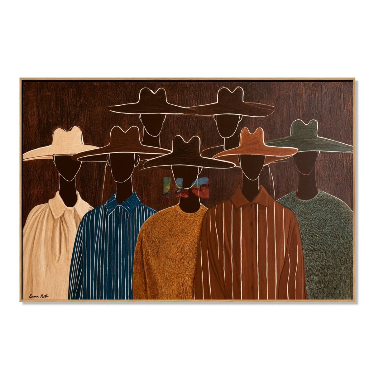 Sundown Syndicate – Western Cowboy Figurative Wall Art