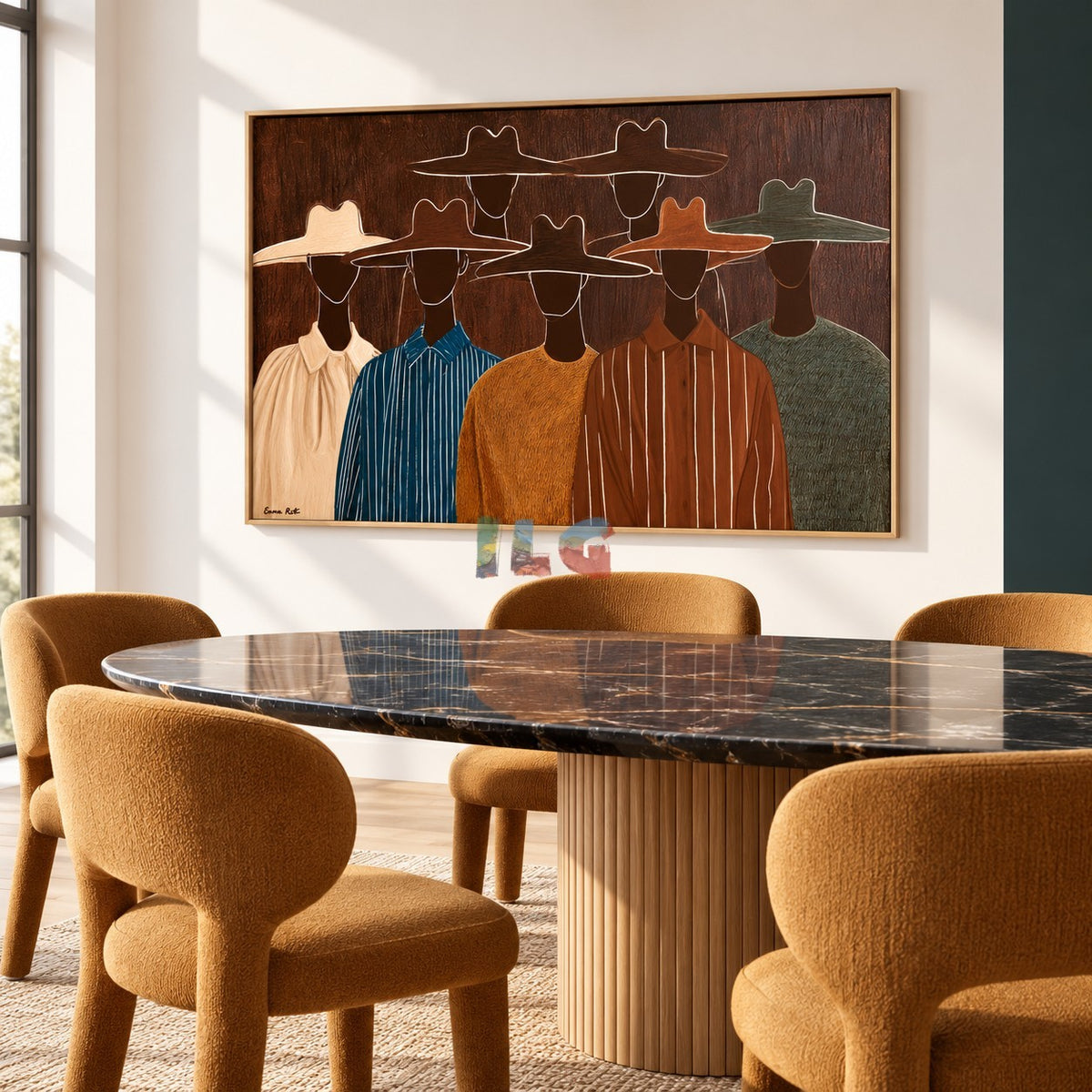 Sundown Syndicate – Western Cowboy Figurative Wall Art