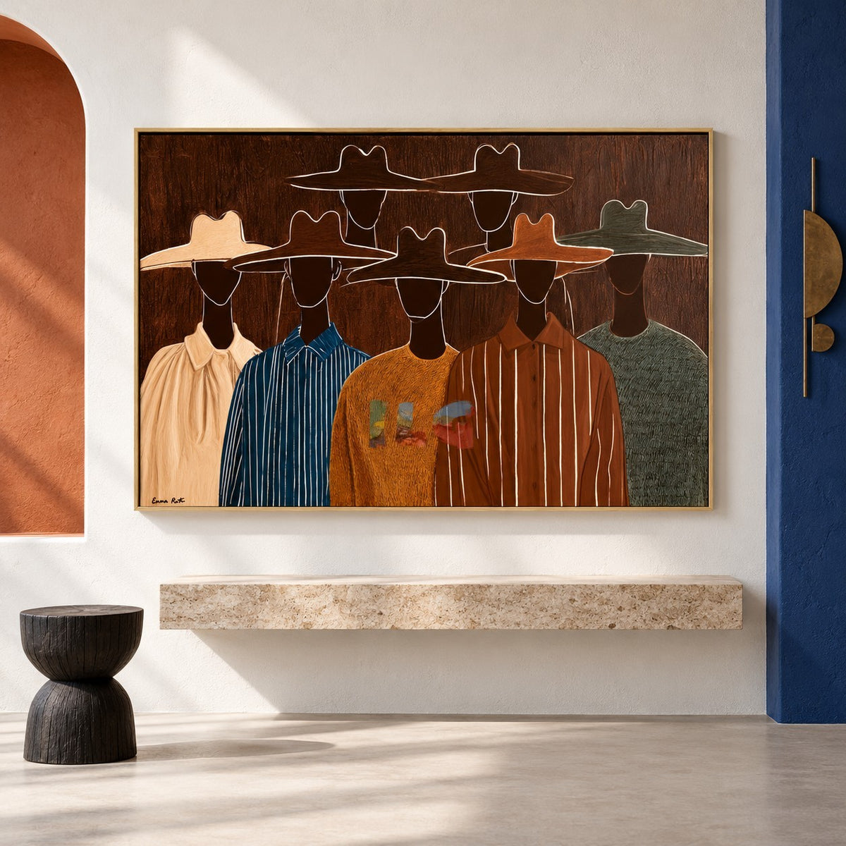 Sundown Syndicate – Western Cowboy Figurative Wall Art