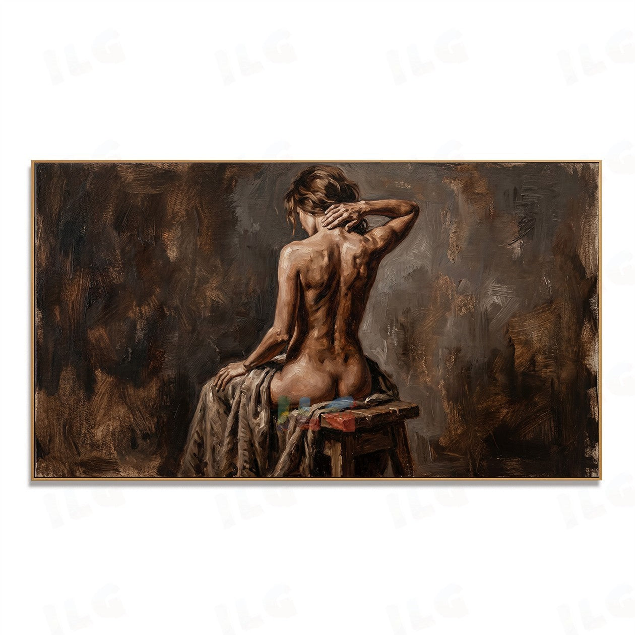Velvet Silence – Figurative Nude Wall Art