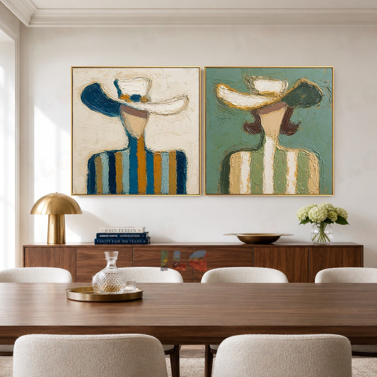 Woven Horizon Duo – Figurative Wall Art