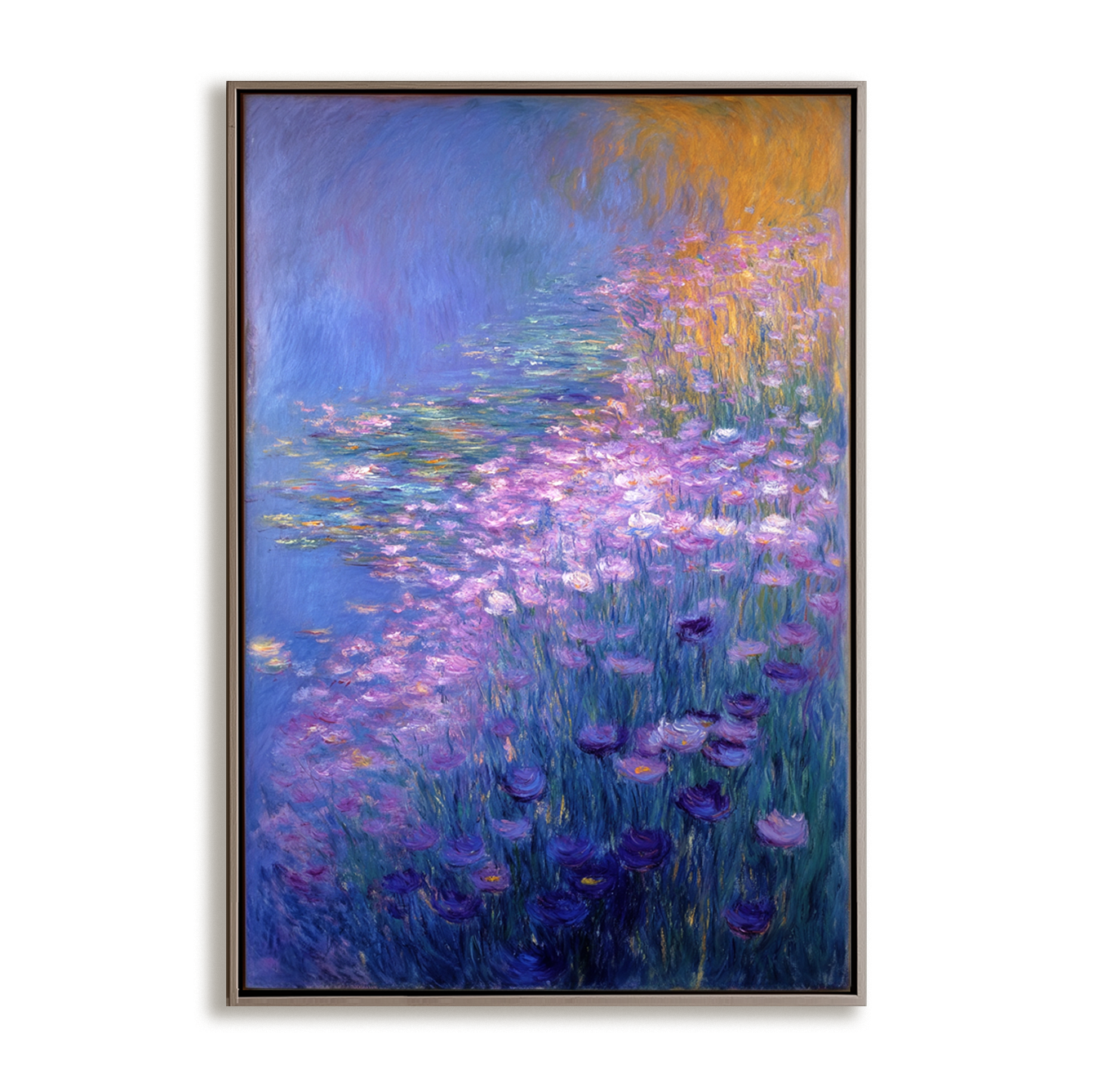 Dreamscape Garden – Large Impressionist Floral Oil Painting on Canvas