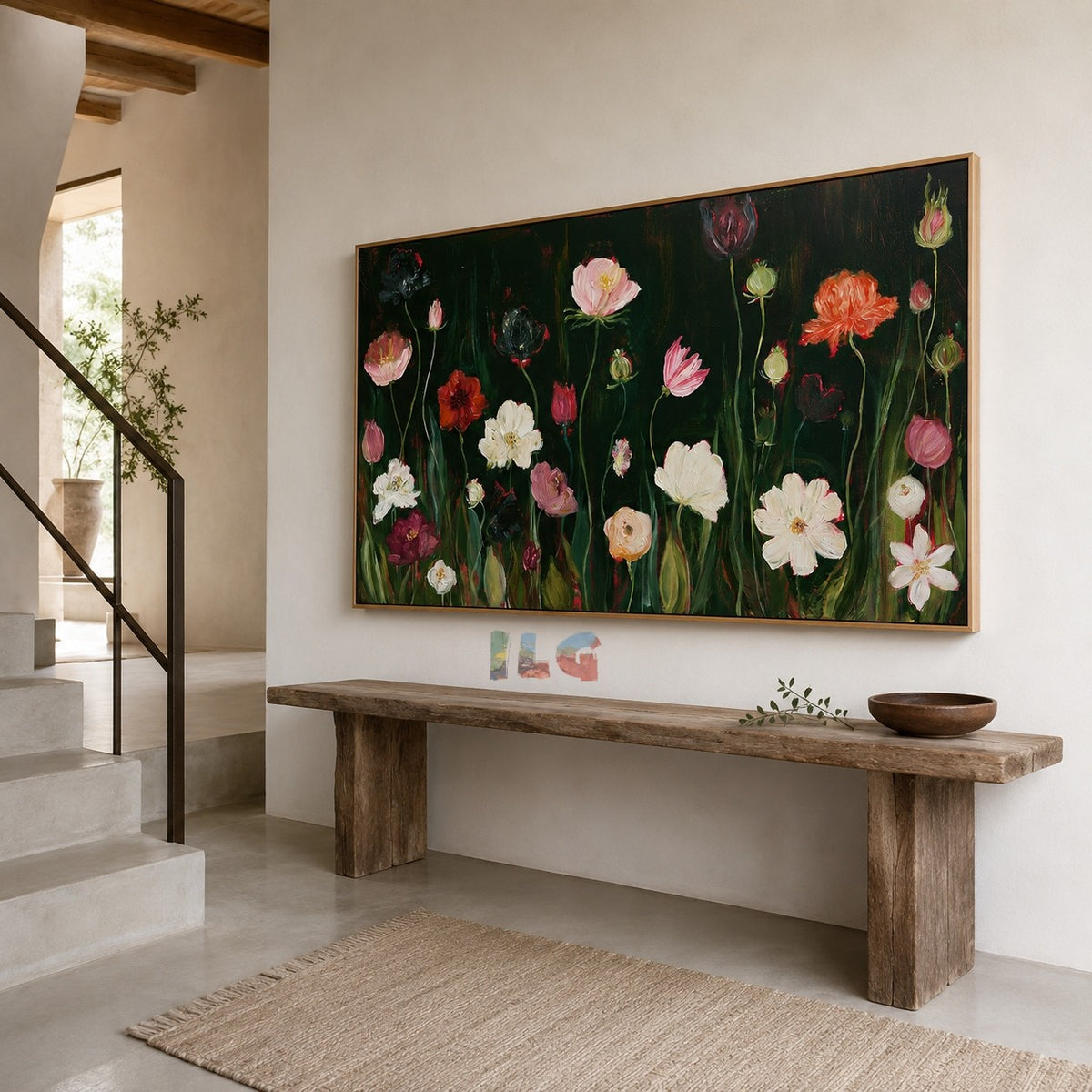 Twilight Wildflower Chorus – Floral Wall Art