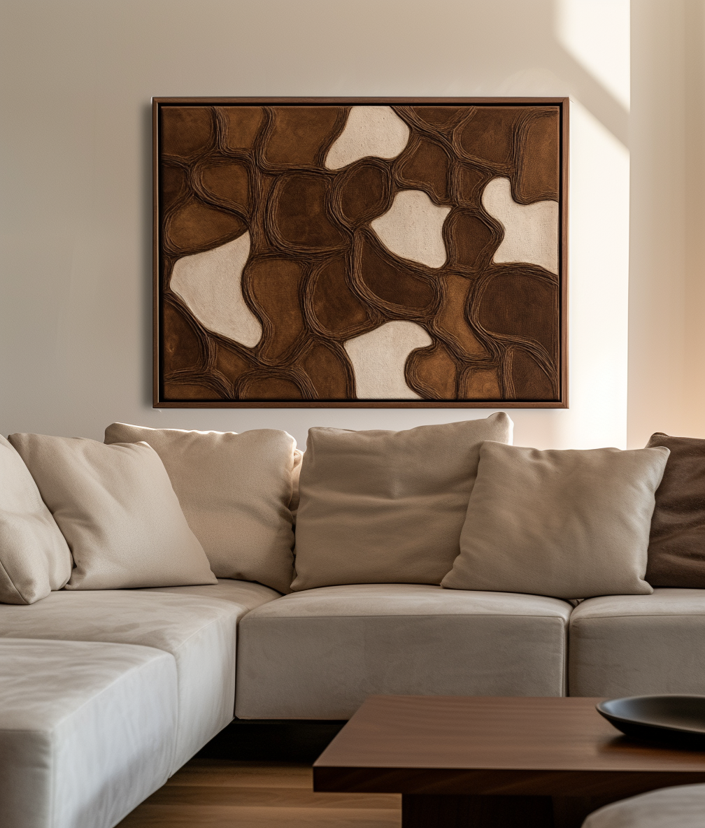 Modern Minimalist Abstract Wall Art: Clean Aesthetic with Subtle Tones for Contemporary Interiors