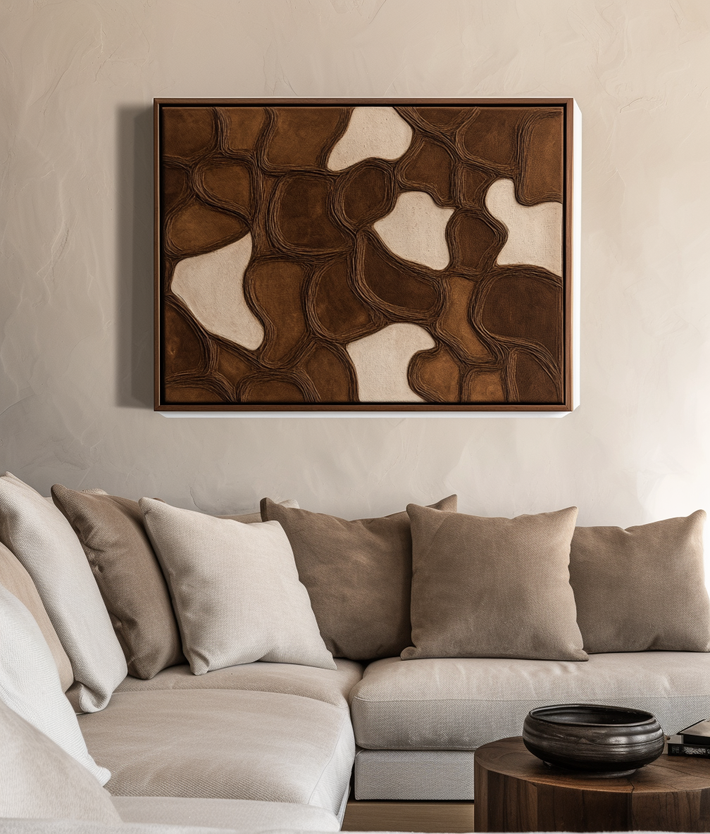 Modern Minimalist Abstract Wall Art: Clean Aesthetic with Subtle Tones for Contemporary Interiors