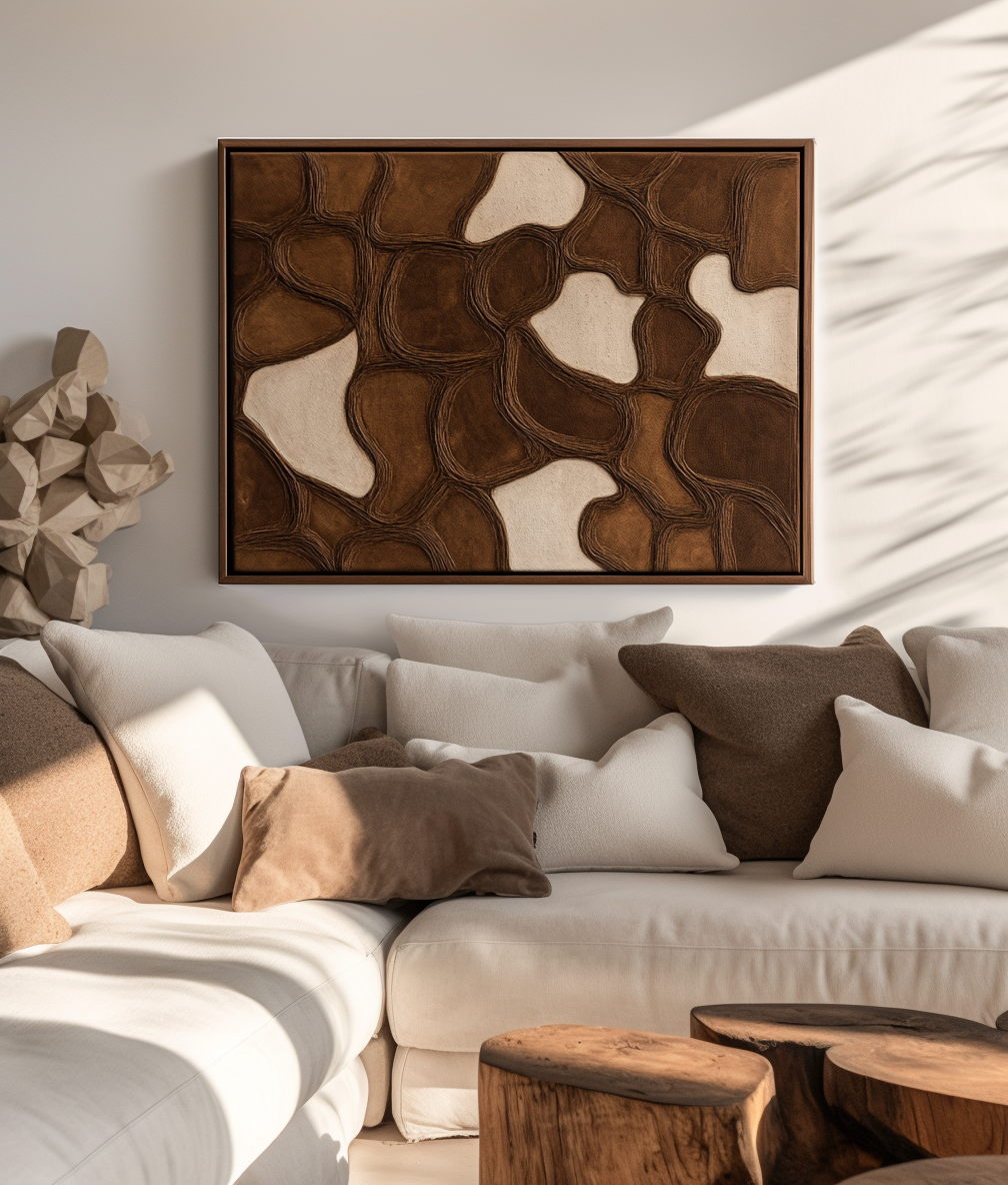 Modern Minimalist Abstract Wall Art: Clean Aesthetic with Subtle Tones for Contemporary Interiors