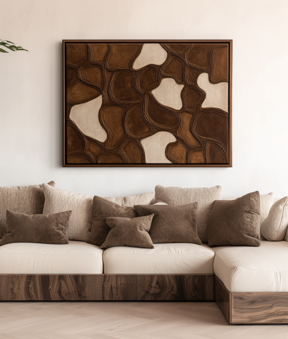 Modern Minimalist Abstract Wall Art: Clean Aesthetic with Subtle Tones for Contemporary Interiors
