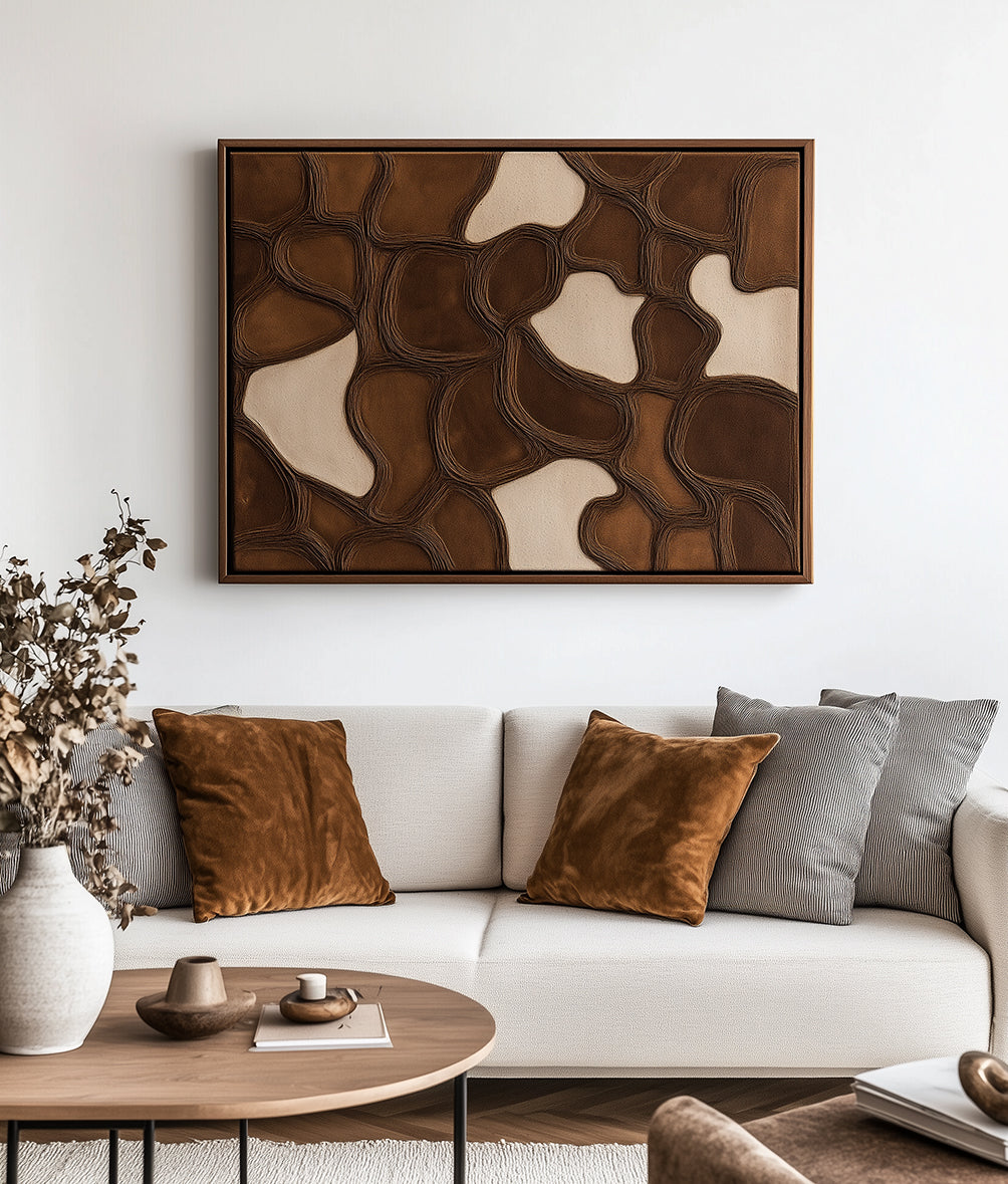 Modern Minimalist Abstract Wall Art: Clean Aesthetic with Subtle Tones for Contemporary Interiors