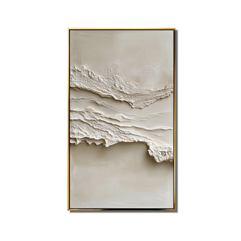 Ethereal Layers: Contemporary Impasto Diptych - Elegant Neutral Abstract Wall Art