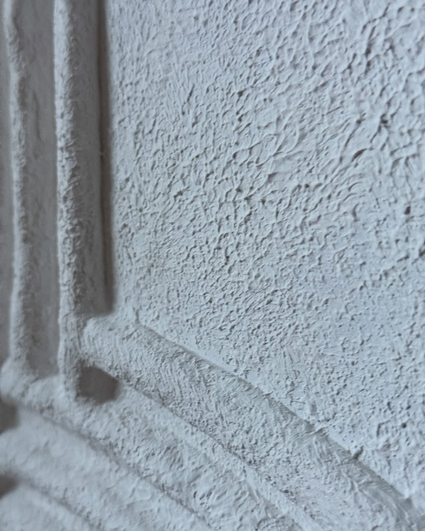 Echo of Silence-Minimalist White Wabi Sabi Abstract Art: Textured Line Painting for Home Office Decor