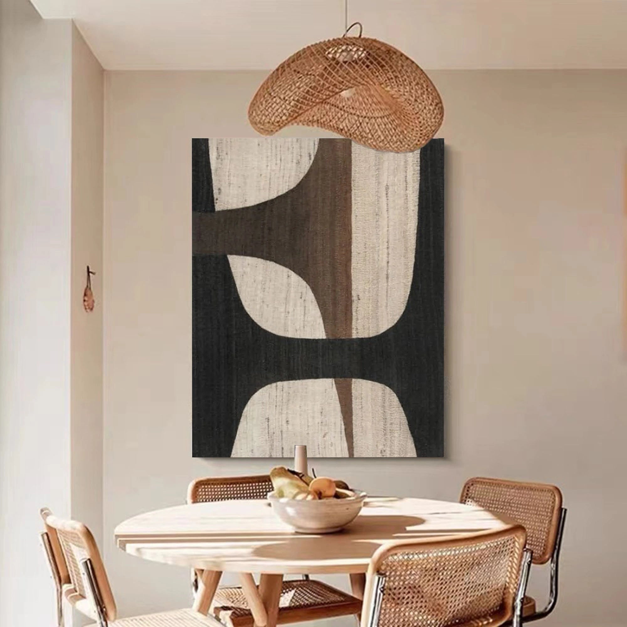 Earthy Elegance - Wabi Sabi Neutral Abstract Canvas Art | Minimalist Wall Decor