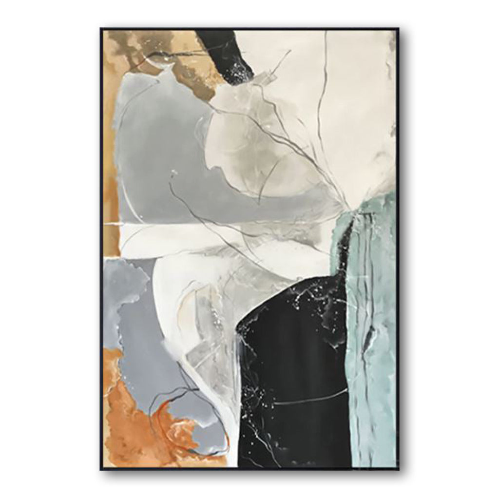 Benedictine-Original Textured Abstract Painting for Contemporary Home Decor